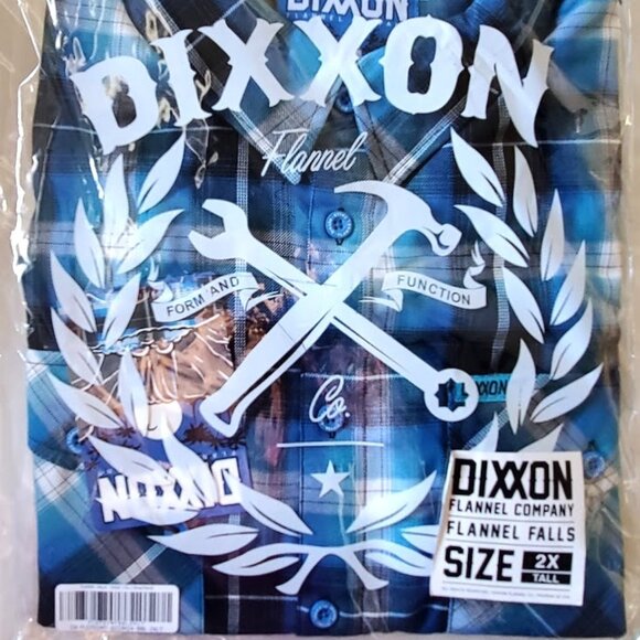 Dixxon FLANNEL FALLS Flannel Shirt - Men's 2XL Tall - Picture 9 of 11